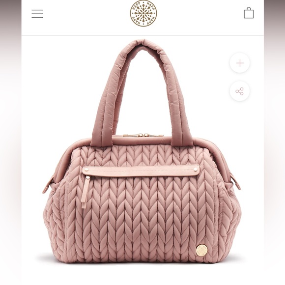 Paige Carryall Dusty Rose Diaper Bag - Picture 1 of 3